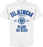 Zeljeznicar Established T-shirt - Wit - 5XL