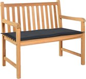 Tuinbank kussen antraciet 100x50x3 cm