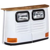 Dressoir vrachtwagen massief mangohout wit