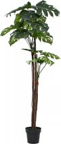 Kunstplant met pot monstera 170 cm groen