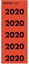 Rugetiket Leitz 2020 rood