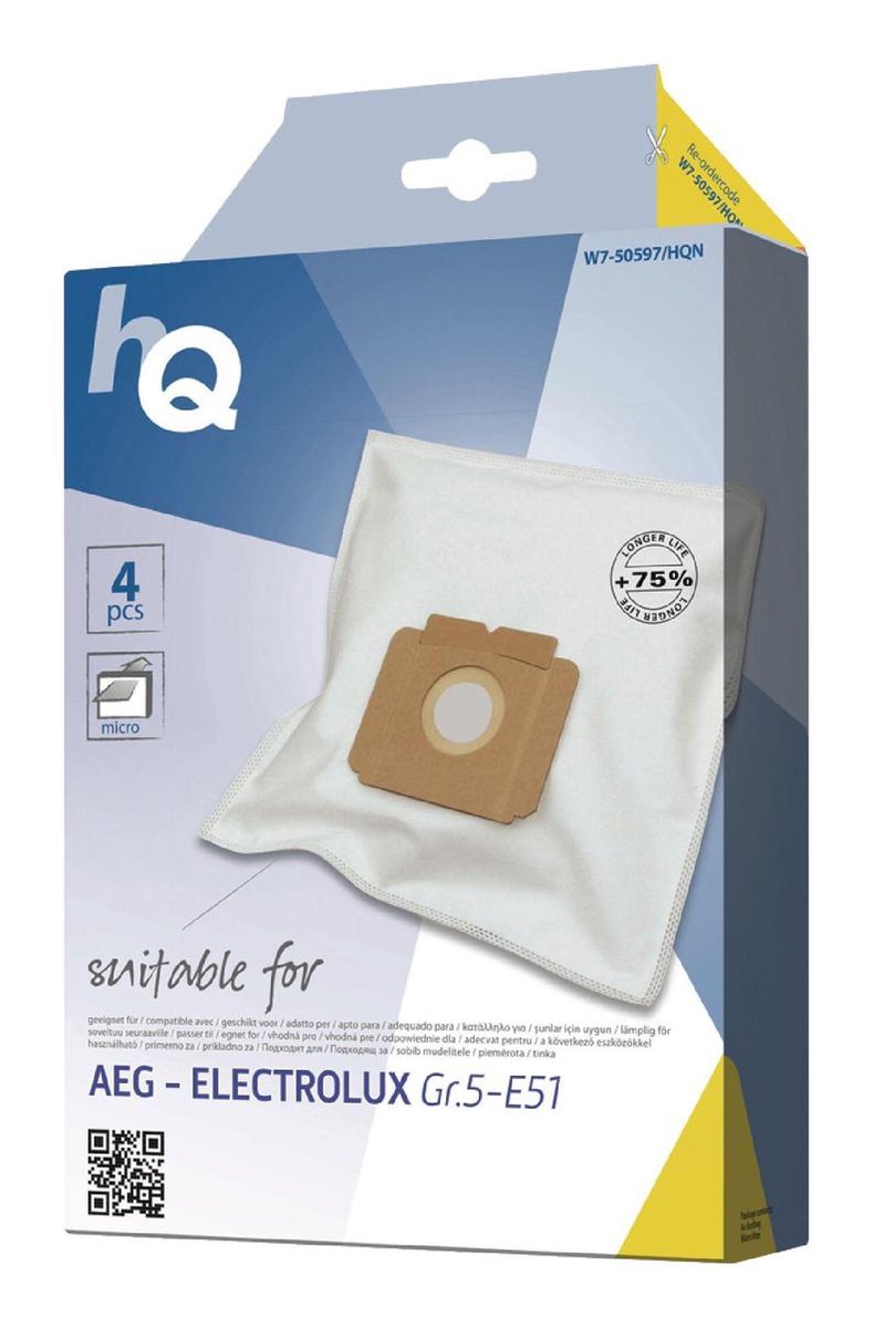 Stofzuigerzak Electrolux E51