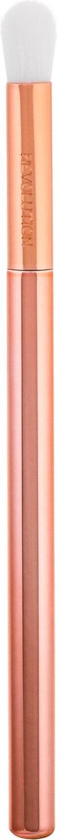 Makeup Revolution- Ultra Pointed Crease Eyeshadow Brush E301 - Oogschaduw kwast - rose gold - metal