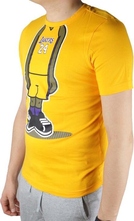 adidas Youth Gfx Pl La Lakers Tee T-Shirt Yellow