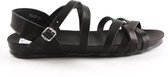 Red Rag 79226 - Volwassenen Platte sandalenDames Sandalen - Kleur: Zwart - Maat: 41