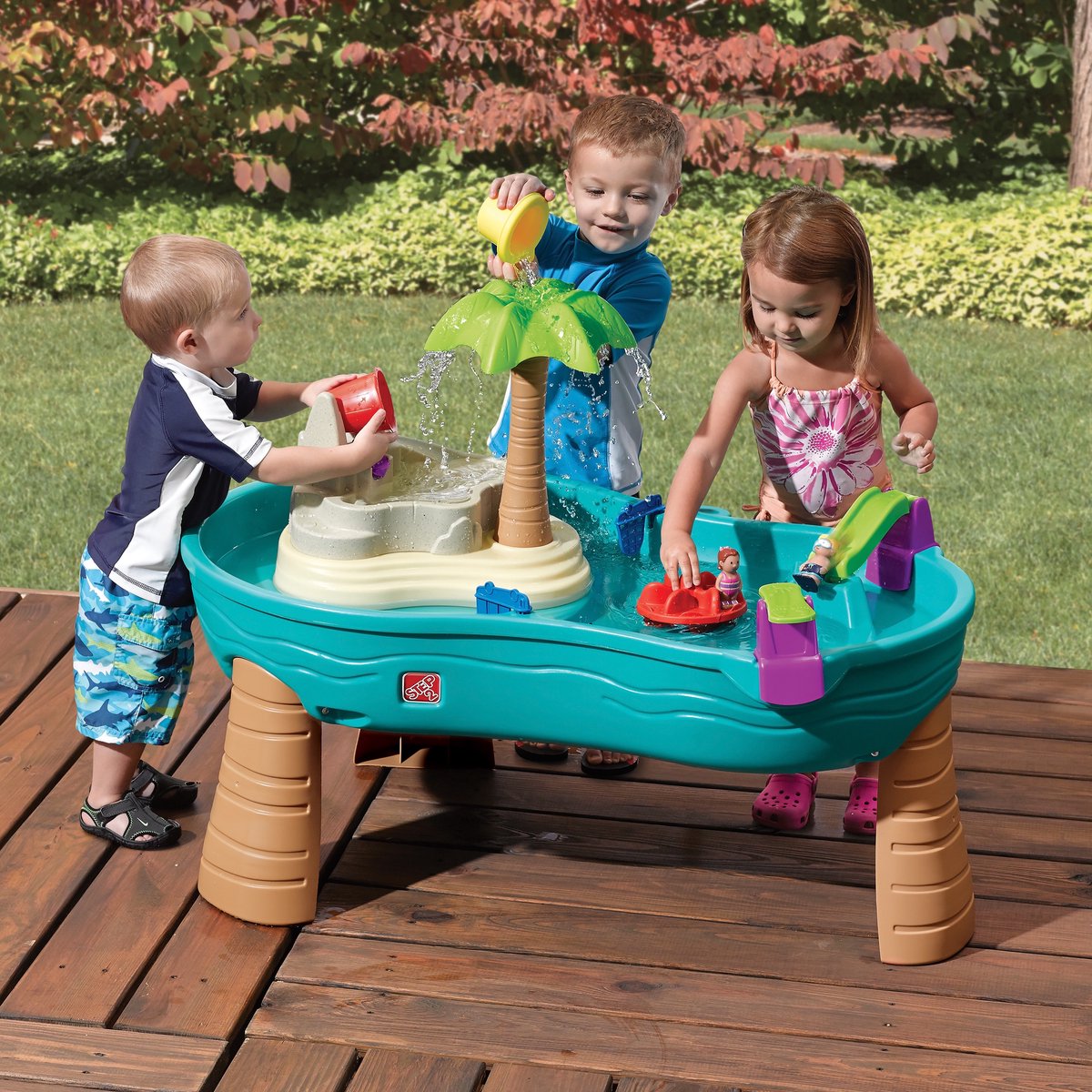 Step2 Splish Splash Watertafel - Met 10 accessoires - Waterspeelgoed voor kind - Activiteitentafel met water voor de tuin / buiten — afbeelding 11