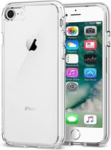 Hoesje Geschikt voor iPhone 6s Hoesje Siliconen Case Hoes - Hoes Geschikt voor iPhone 6s Hoes Cover Case - Transparant