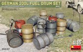 1:35 MiniArt 35597 German 200L fuel drums set WWII Plastic kit