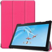 Tablet hoes geschikt voor Lenovo Tab P10 - Tri-fold Book Case - Magenta