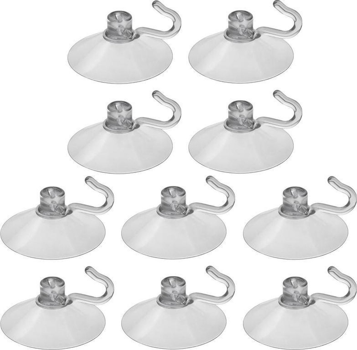 TIESOME 50 Stück Push Pin Haken, Kunststoff Köpfe Pin Tacks Clear Wall