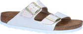 Birkenstock - Arizona - Comfort slippers - Dames - Maat 38 - Wit - Shiny Snake Cream BF
