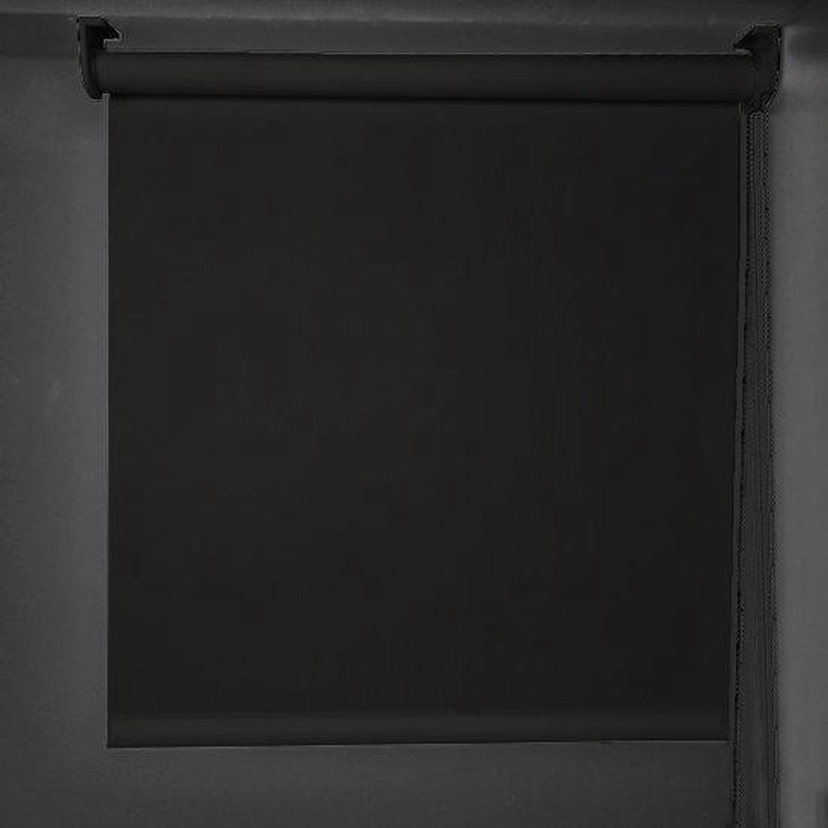 Rolgordijn lichtdoorlatend - 220x230 zwart