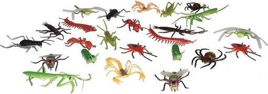 Wierook specificatie puree Speelset kinderen insecten 24 delig - Dieren insecten speelgoed - speelgoed  voor kinderen | bol.com