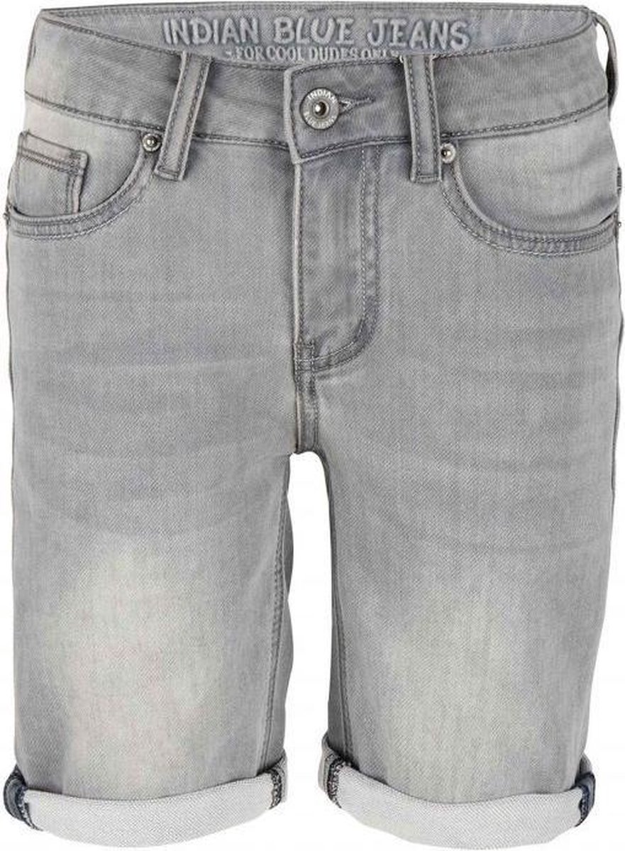 Indian Blue Jeans Jongens korte broeken Indian Blue Jeans GREY TOM JOG  SHORT grijs 146 | bol.com