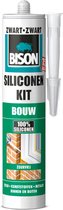 Bol.com Bison Siliconenkit Bouw zwart koker 300 ml blijvend elastisch waterbestendig alle bouwafdichtingen aanbieding