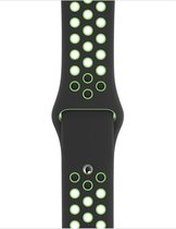 Apple MXQW2ZM/A smartwatch-accessoire Band Zwart, Limoen Fluorelastomeer