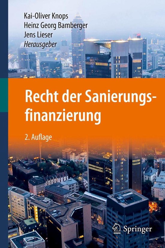 Recht der Sanierungsfinanzierung - cover