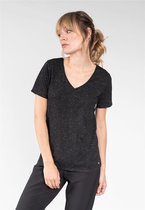 DEELUXE T-shirt met schedel KELIA Black Mel