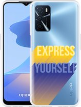 Oppo A54s Hoesje Express Yourself - Designed by Cazy