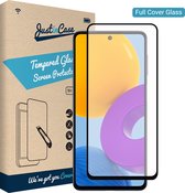 Samsung Galaxy M52 Screenprotector - Full Cover - Gehard glas - Transparant - Just in Case