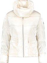 TAIFUN Dames Gewatteerde jas met metallic effect Canvas Metallic-40