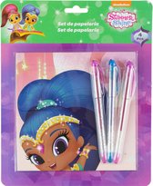 Shimmer and Shine 4 delige schrijfwaren set