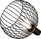 Industriële tafellamp omgekeerd zwart/goud ø250mm