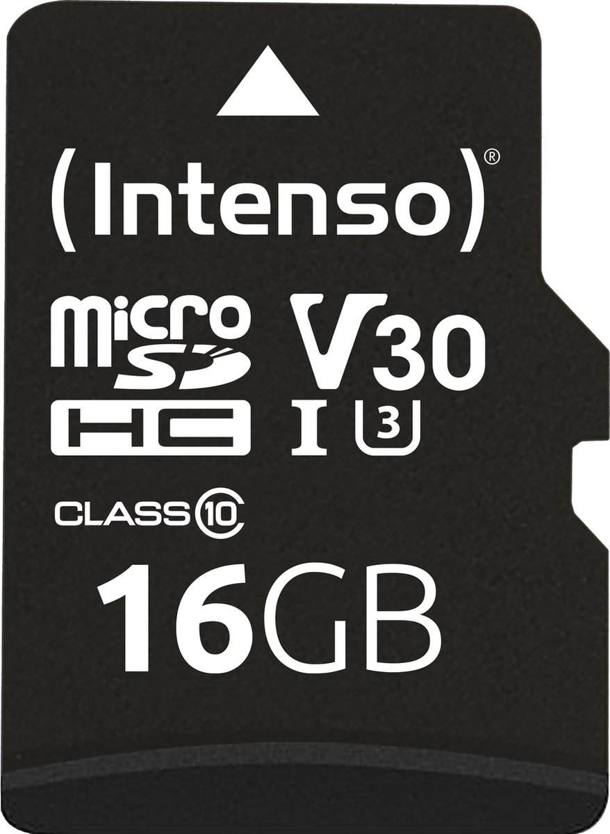 Intenso 3433470 16GB Micro SDHC UHS Class 10 flashgeheugen
