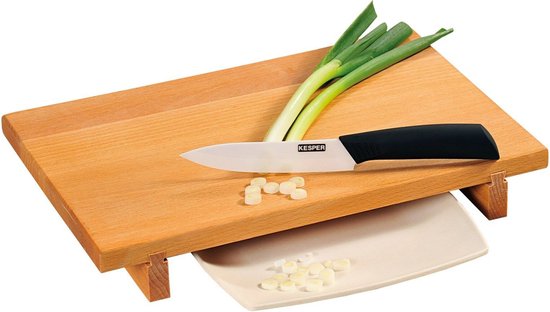 Kopshouten snijplank van haagbeuk met stroken kersen - Kitchen Artwoods Kopshouten snijplank van haagbeuk met stroken kersen - Kitchen Artwoods
