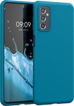 kwmobile telefoonhoesje voor Samsung Galaxy M52 5G - Hoesje voor smartphone - Back cover in Caribisch blauw