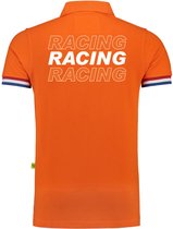 Racing supporter / race fan luxe polo shirt oranje voor heren - race fan / race supporter / coureur supporter M