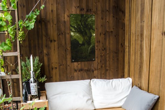 Poster de jardin Vert forêt sombre - 40x80 cm