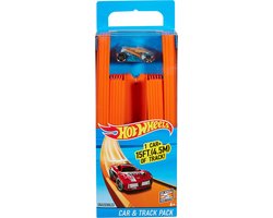 Hot Wheels Track Builder Straight Track with Car