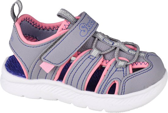Skechers C-Flex Sandal 2.0 Playful Trek 302100N-GYPK, voor meisje, Grijs,  Sandalen, | bol.com