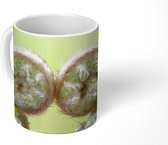 Mok - Twee varens met lieveheersbeestjes - 350 ML - Beker
