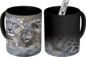 Magische Mok - Foto op Warmte Mok - Panters - Steen - Knuffel - 350 ML
