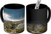 Magische Mok - Foto op Warmte Mok - Panorama van de grote stad Belo Horizonte in Zuid-Amerika - 350 ML