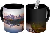 Magische Mok - Foto op Warmte Mok - Chicago - Park - Zonsondergang - 350 ML