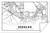 Affiche Plan de la ville - Heerlen - Nederland - 90x60 cm