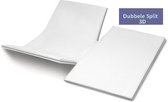 Split Toppermatras 3D Latex 10 CM - Met dubbele split - Gemiddeld ligcomfort - 180x200/10