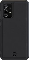 Valenta - Samsung Galaxy A32 5G Hoesje - Back Case Snap Luxe Leather Zwart