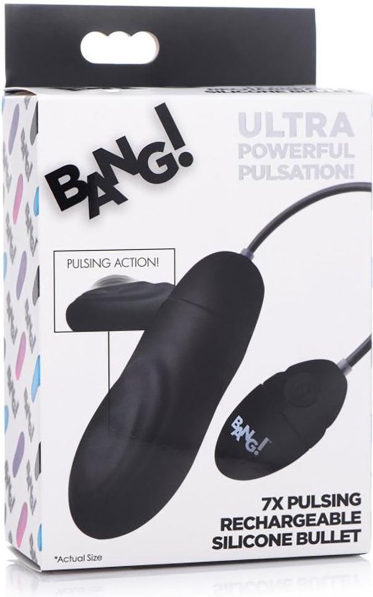 Goedkoopste XR Brands - Pulsating Rechargeable Silicone Bullet