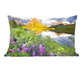 Sierkussens - Kussen - Diverse kleuren in het Noord-Amerikaanse Nationaal park Glacier - 50x30 cm - Kussen van katoen