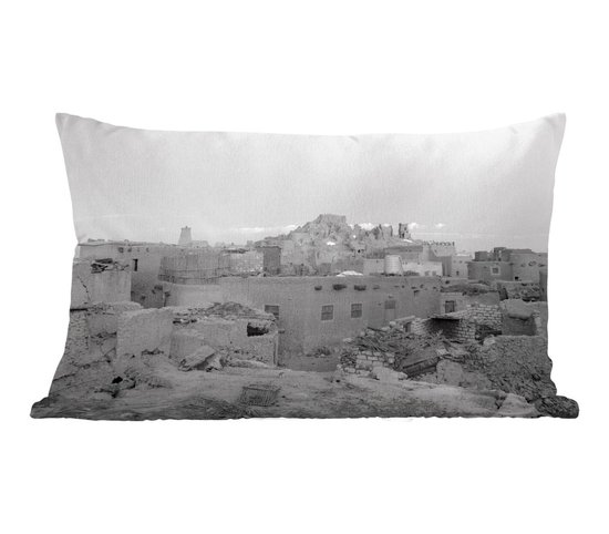 CelinaTex Xanio Sierkussen met binnenkussen, 48 x 74 cm, blauw, coral