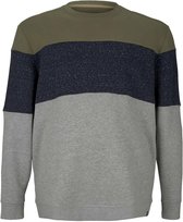 Tom Tailor Men + sweatshirt Grijs Gemêleerd-5Xl