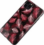 Apple iPhone 7 Plus / 8 Plus - veren zacht hoesje Lisanne rood - Geschikt voor
