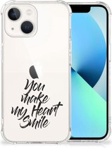 Telefoon Hoesje Geschikt voor iPhone 13 Telefoonhoesje met transparante rand Heart Smile