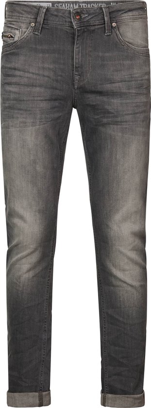 Petrol Industries - Heren Seaham Tracker Slim Straight Fit Jeans jeans - Grijs - Maat 30