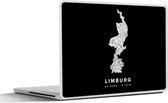 Laptop sticker - 15.6 inch - Limburg - Kaart - Nederland - 36x27,5cm - Laptopstickers - Laptop skin - Cover