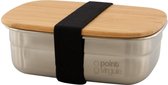 Point-Virgule lunchbox uit rvs met deksel uit bamboe 450ml